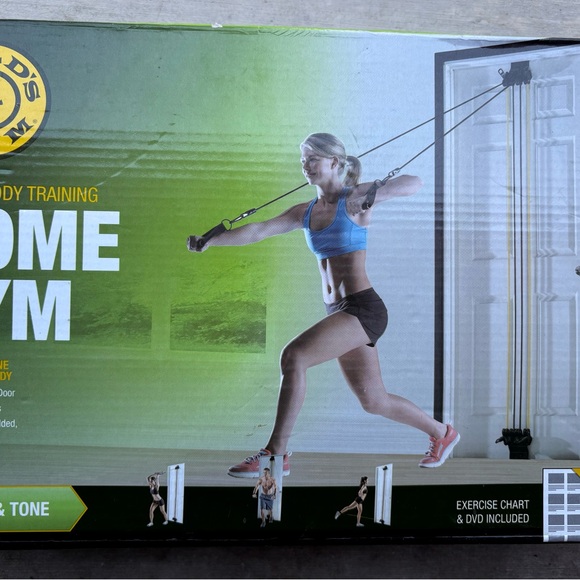 Gold's Gym Full-Body Home Gym with Yellow and Black Bands - Picture 4 of 5